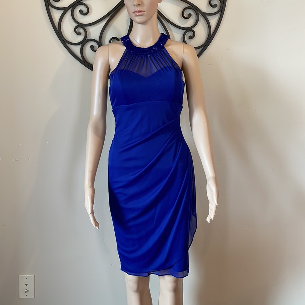 Blue Royal CACHE dress size 2
